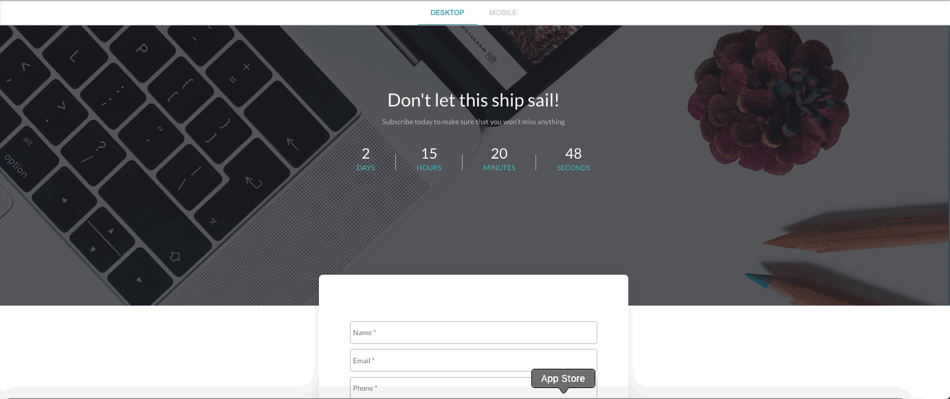 Voucherify Landing Page