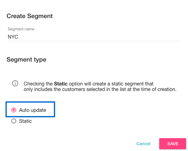 Voucherify - dynamic customer segmentation