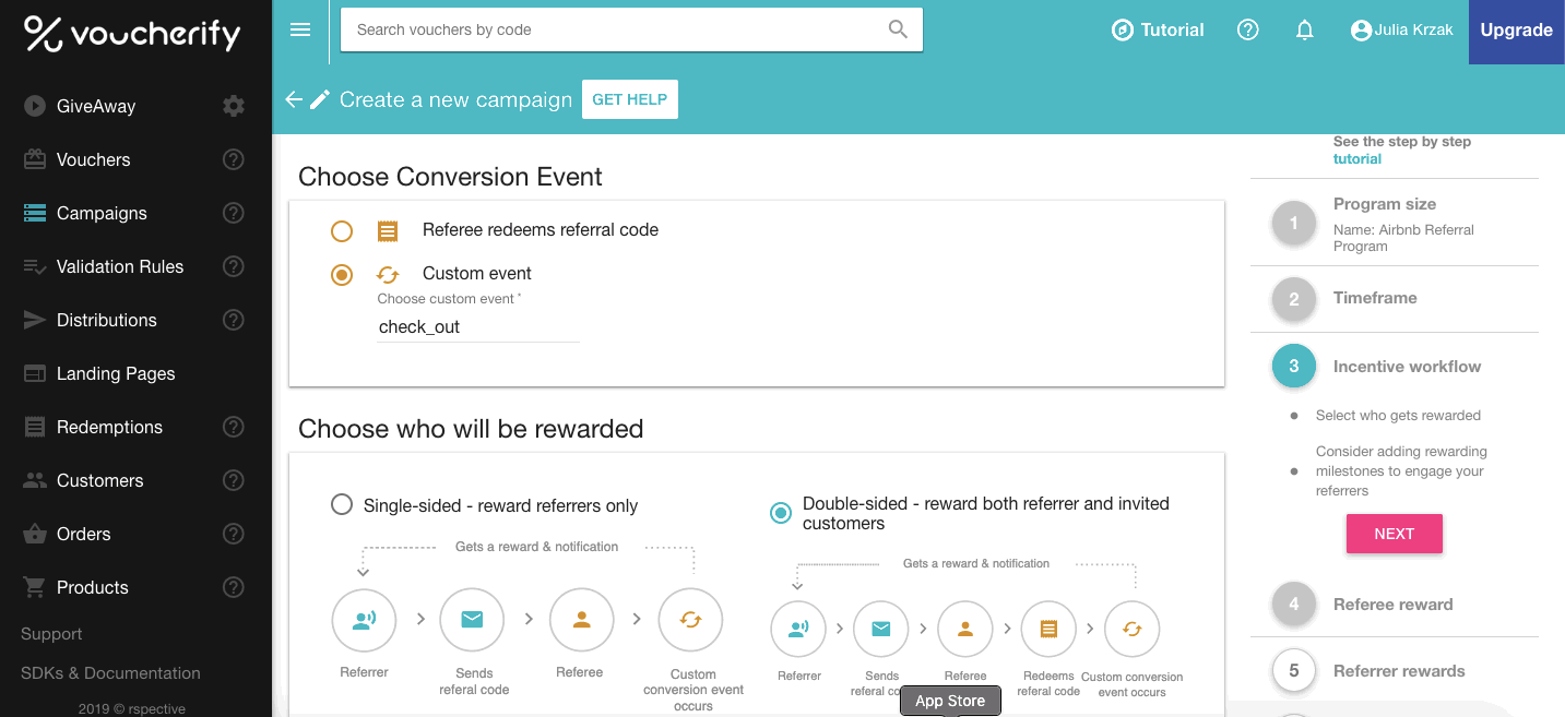 Voucherify Referral Program Rewards 2