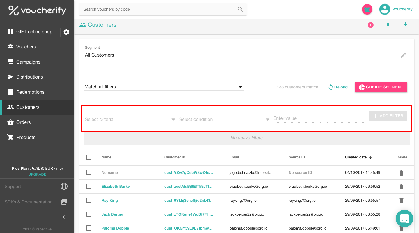 Metadata in Voucherify - custom attributes