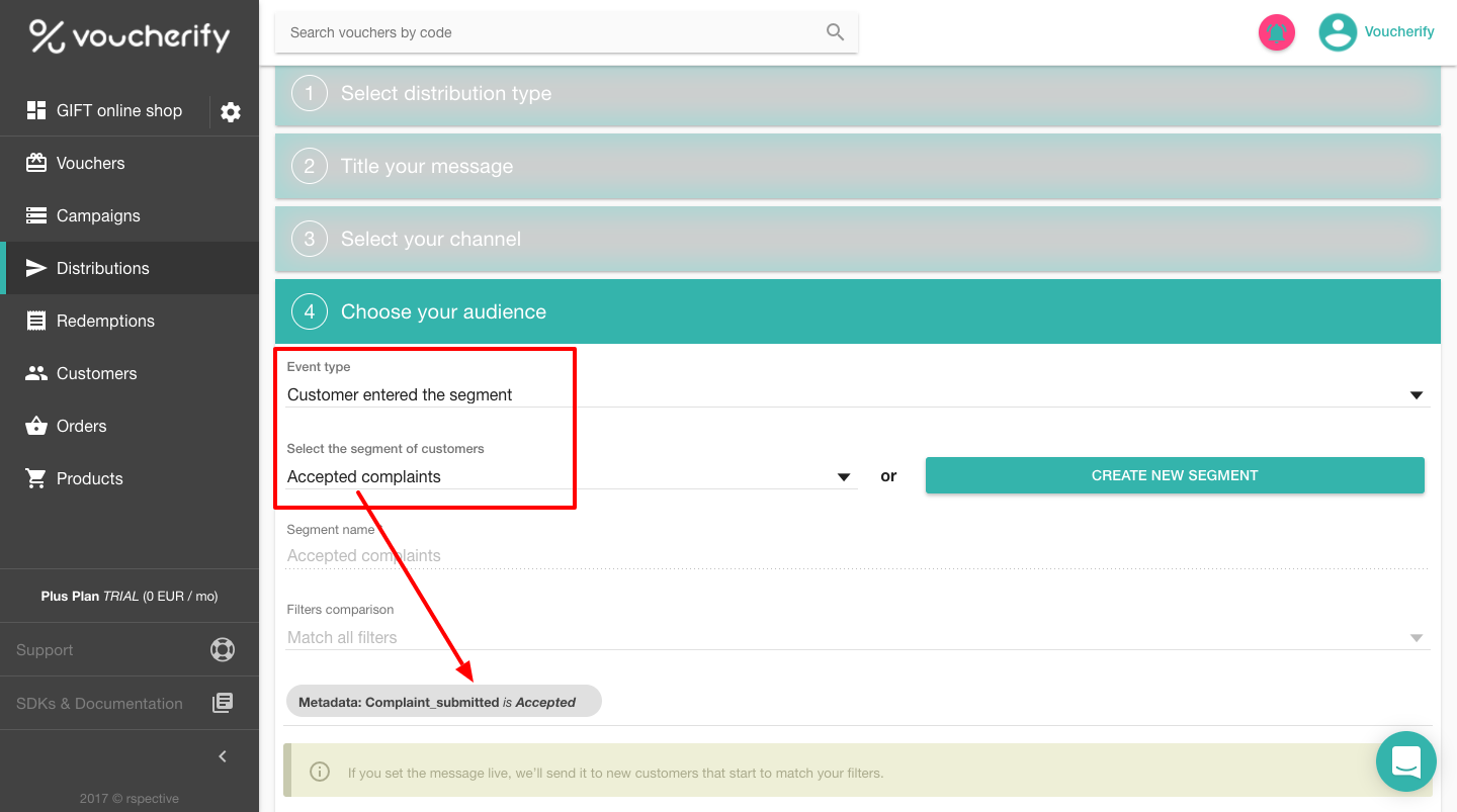 Custom attributes to segment your customers