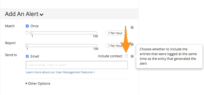 Adding an alert for better handling security