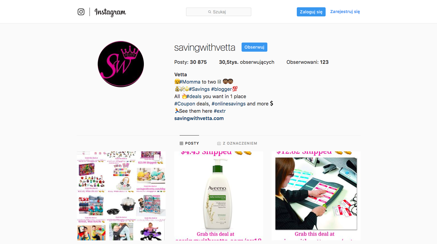 Codes for influencers