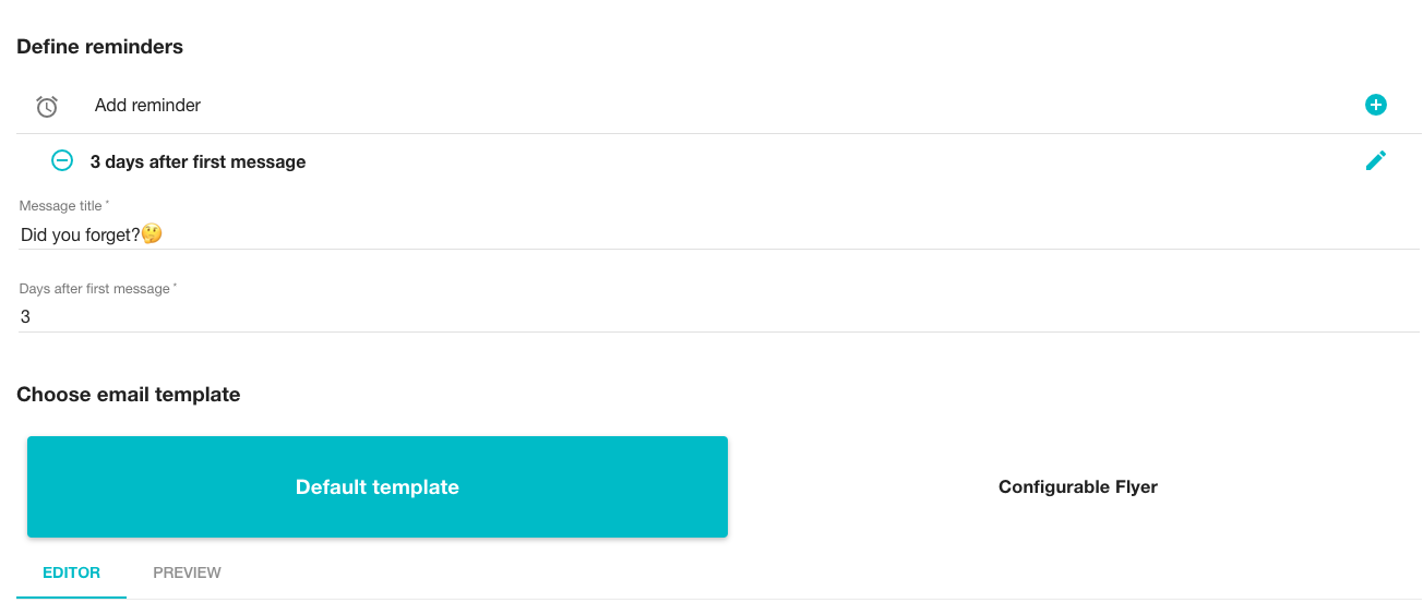 Coupon reminders in Voucherify
