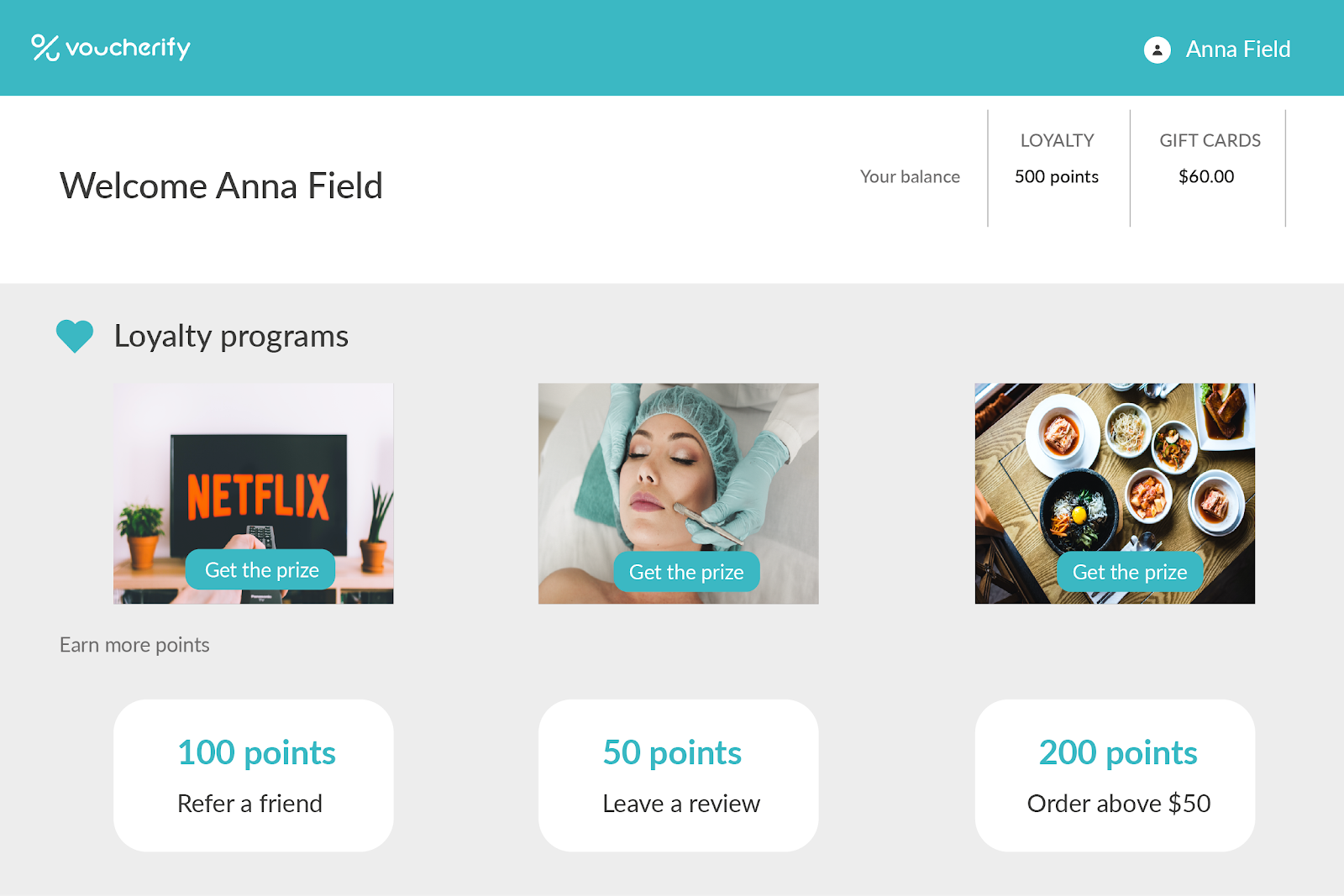 Loyalty Program Personalization – Customer Cockpits