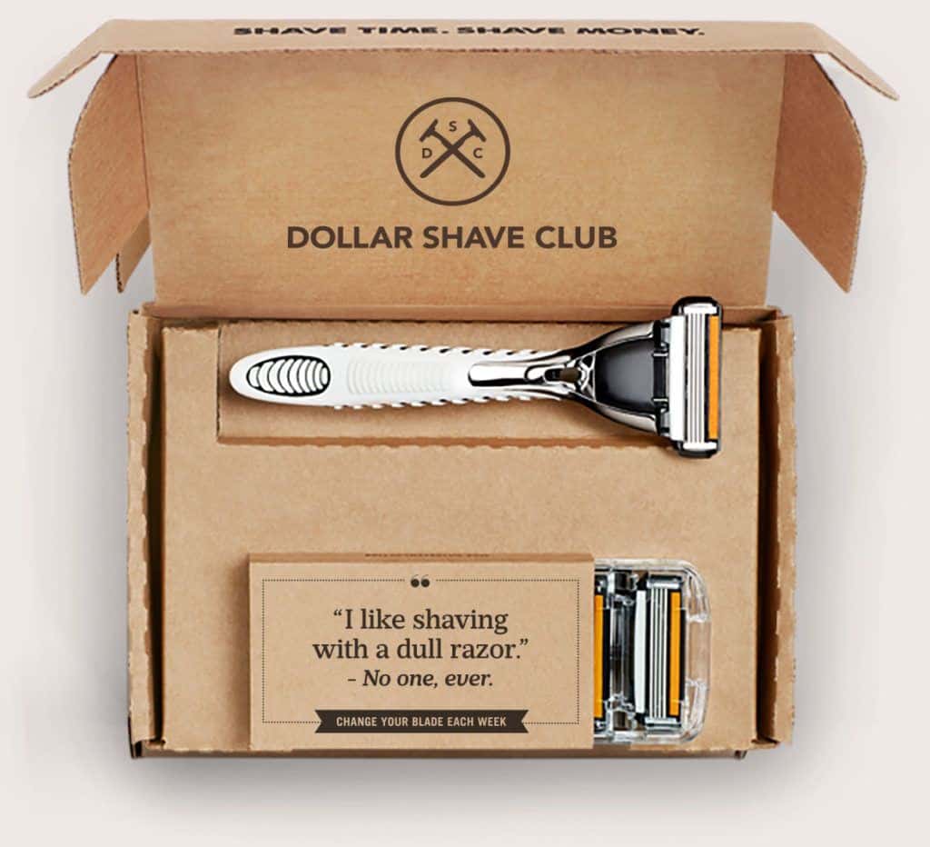Dollar Shave Club Seasonal Promotion Subscription Box