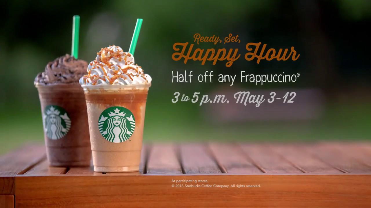 Starbucks happy hour campaign