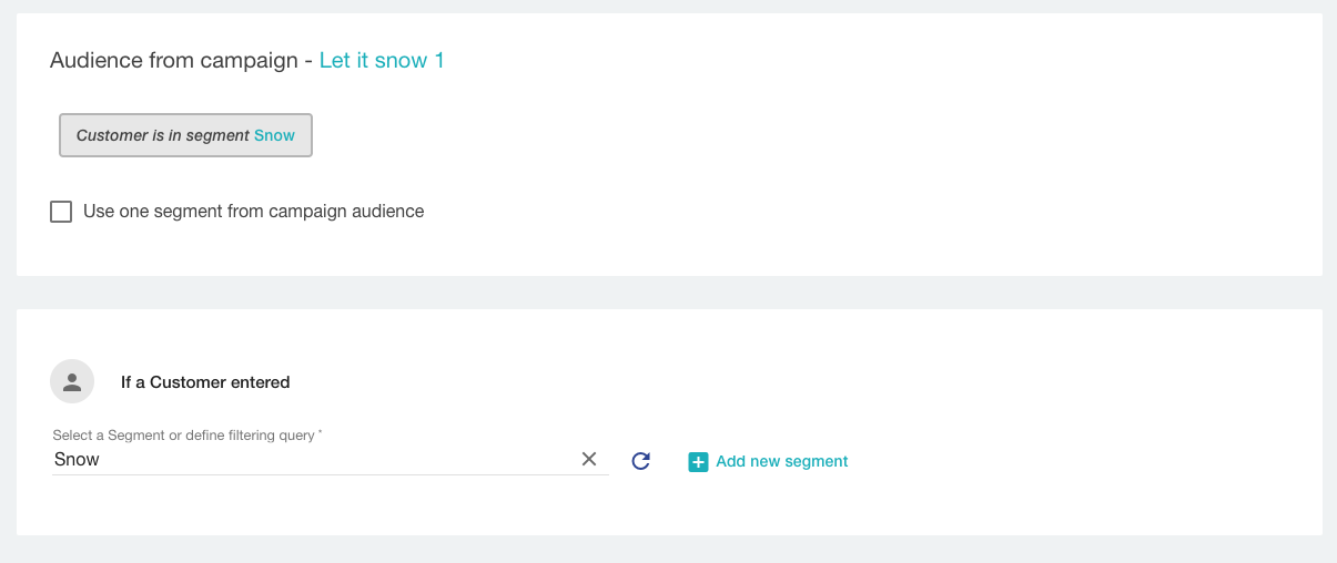 Automation audience