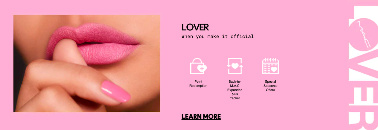 MAC Loyalty Program explainer page