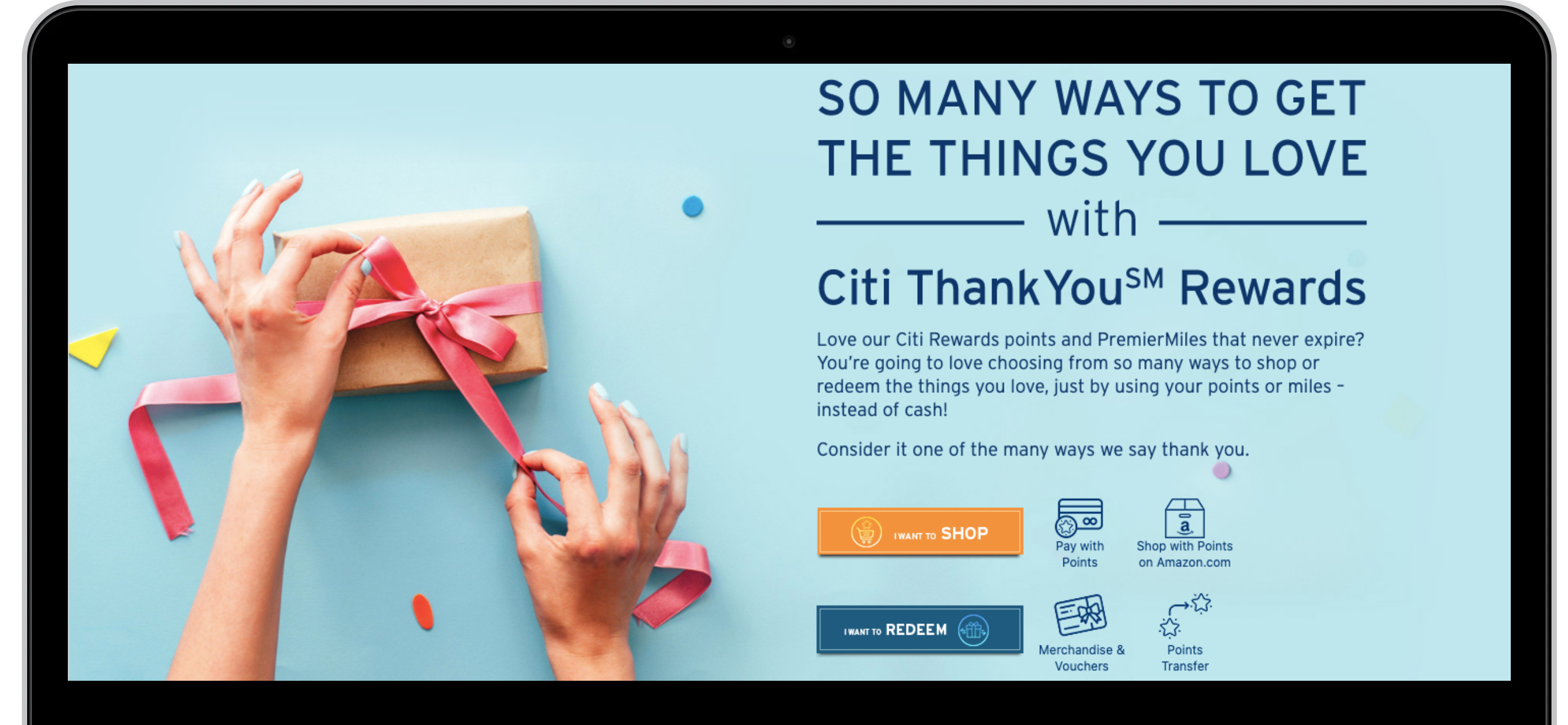 Citibank thank you loyalty program