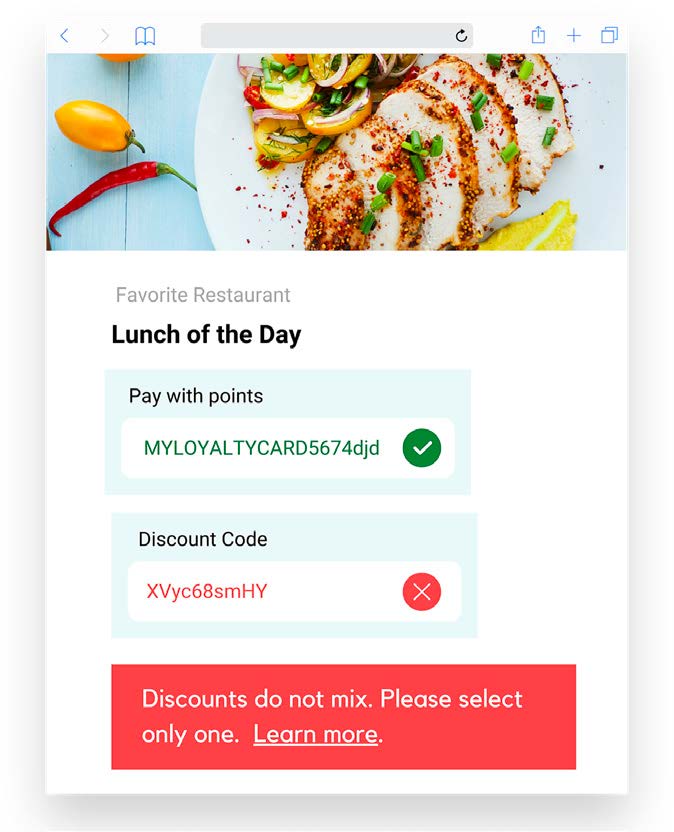 Innovative customer loyalty program – stacking example