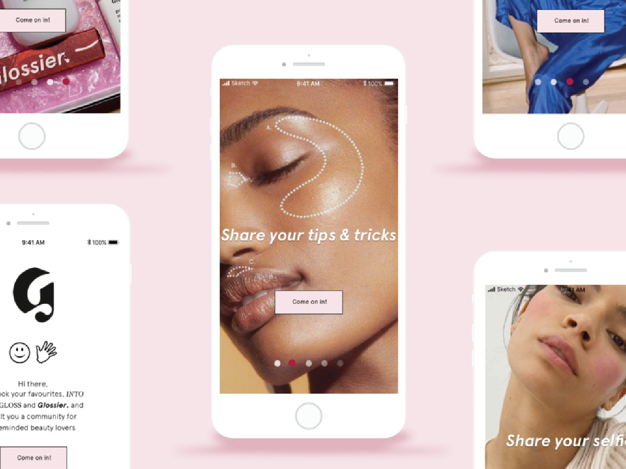 Glossier DTC community