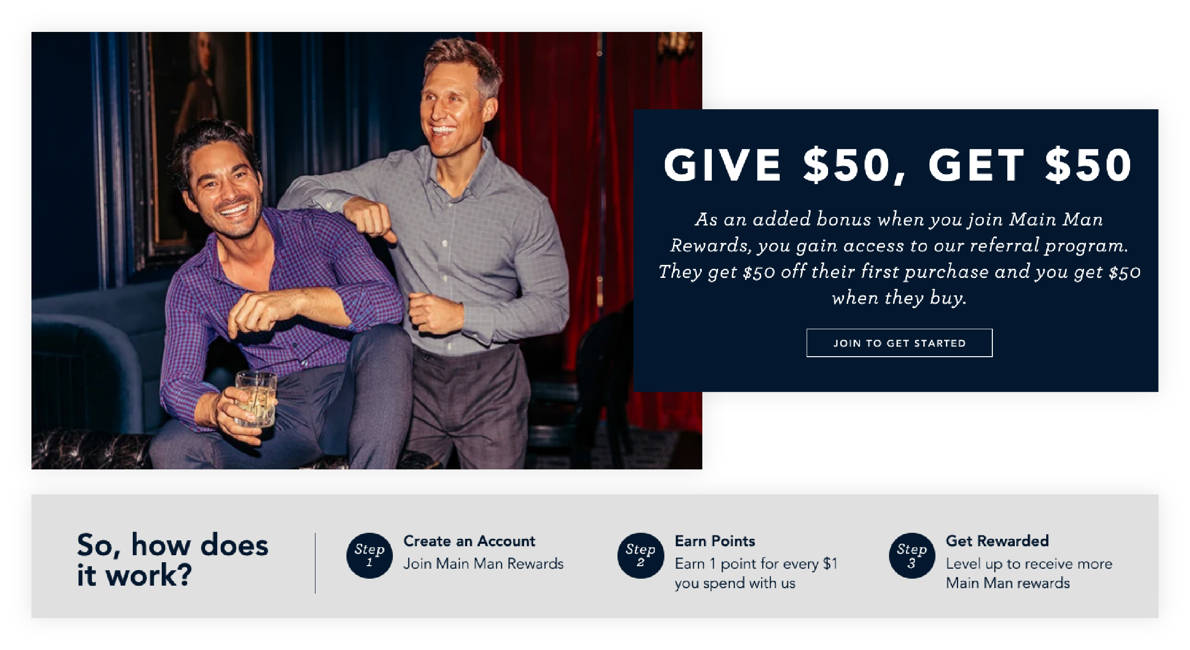 Mizzen Main loyalty program