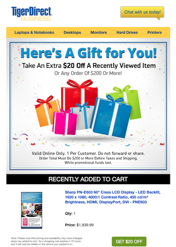TigerDirect promo