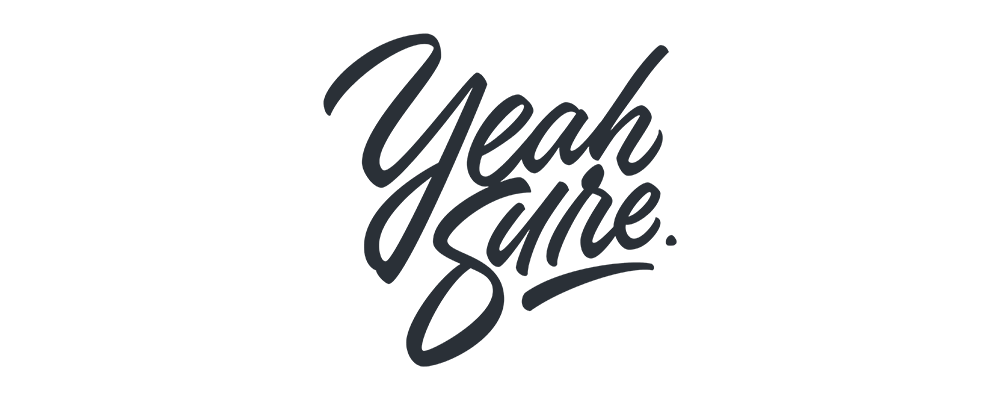 yeahsure. logo yeahsure. logo