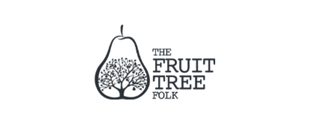 Fruit tree folk logo Fruit tree folk logo