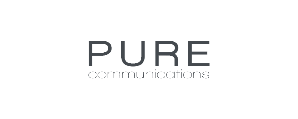 PURE Communications logo PURE Communications logo