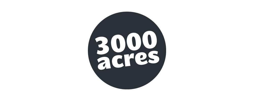 3000 Acres logo 3000 Acres logo