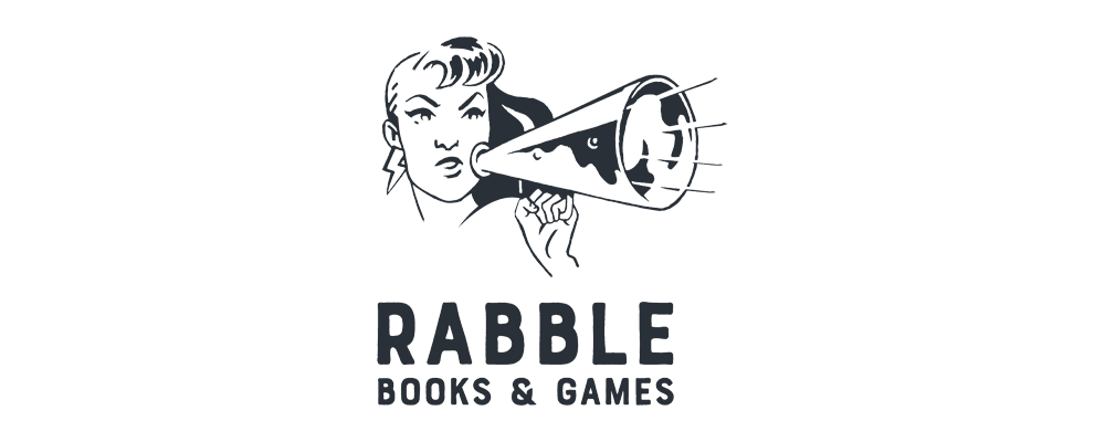 Rabble Books & Games logo Rabble Books & Games logo