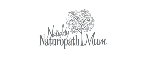 Naughty Naturopath Mum logo Naughty Naturopath Mum logo