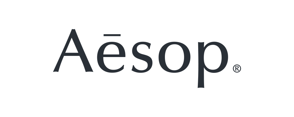 Aesop logo Aesop logo