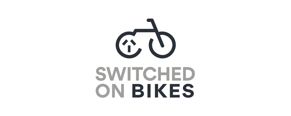 switched on bikes logo switched on bikes logo