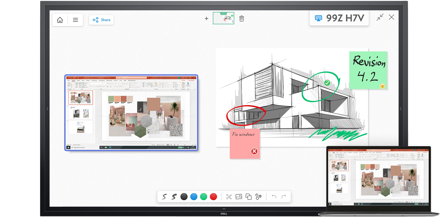FlatFrog Whiteboard for Dell InGlass Displays