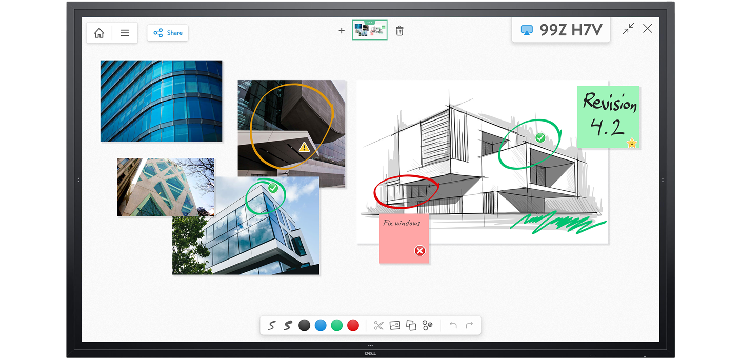 FlatFrog Whiteboard for Dell InGlass Displays