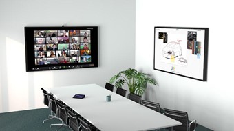Dual Display Collaborative Whiteboard