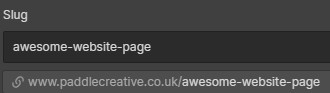 Control url slug for better SEO in Webflow