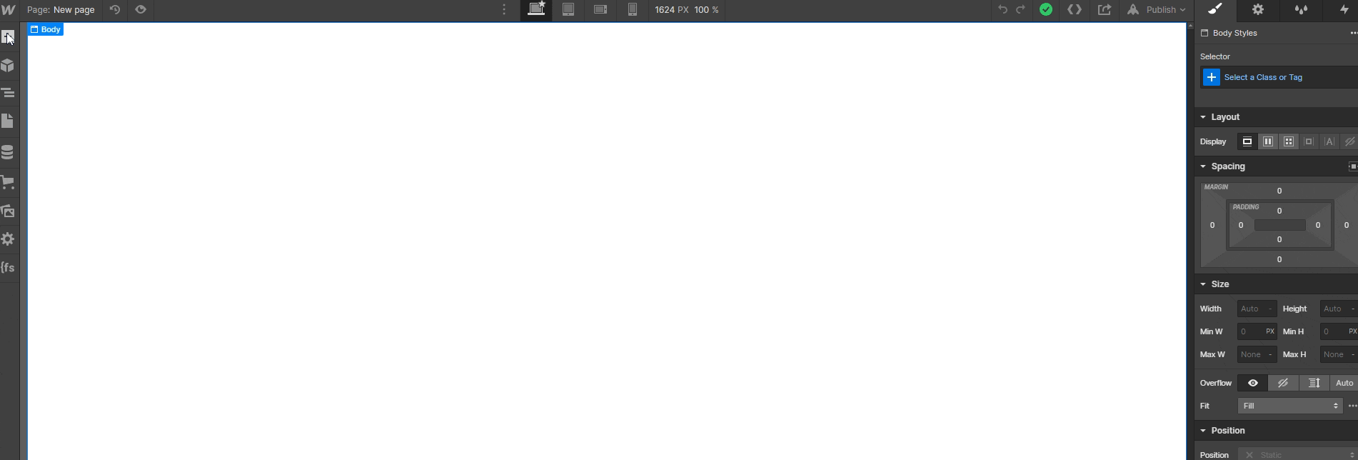 Using Webflow designer to add flexbox and grid for custom web design