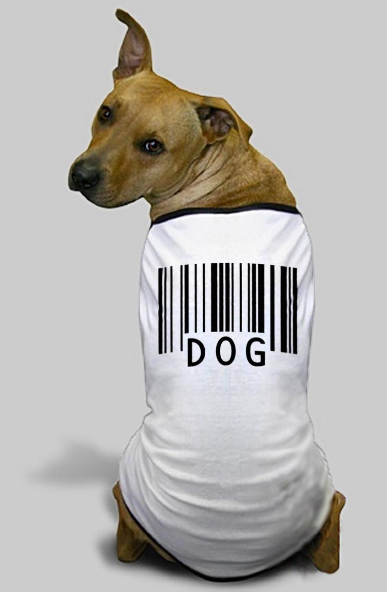 Image result for dog with barcode image