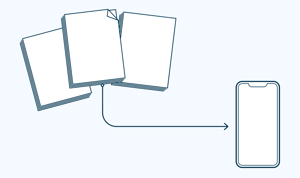 PDFs to App Illustration