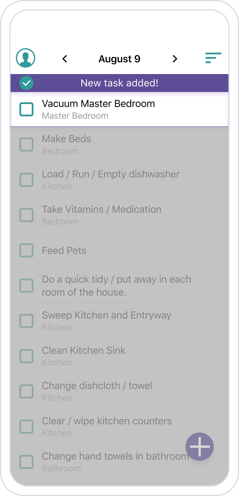 Motivated Moms Mobile UI