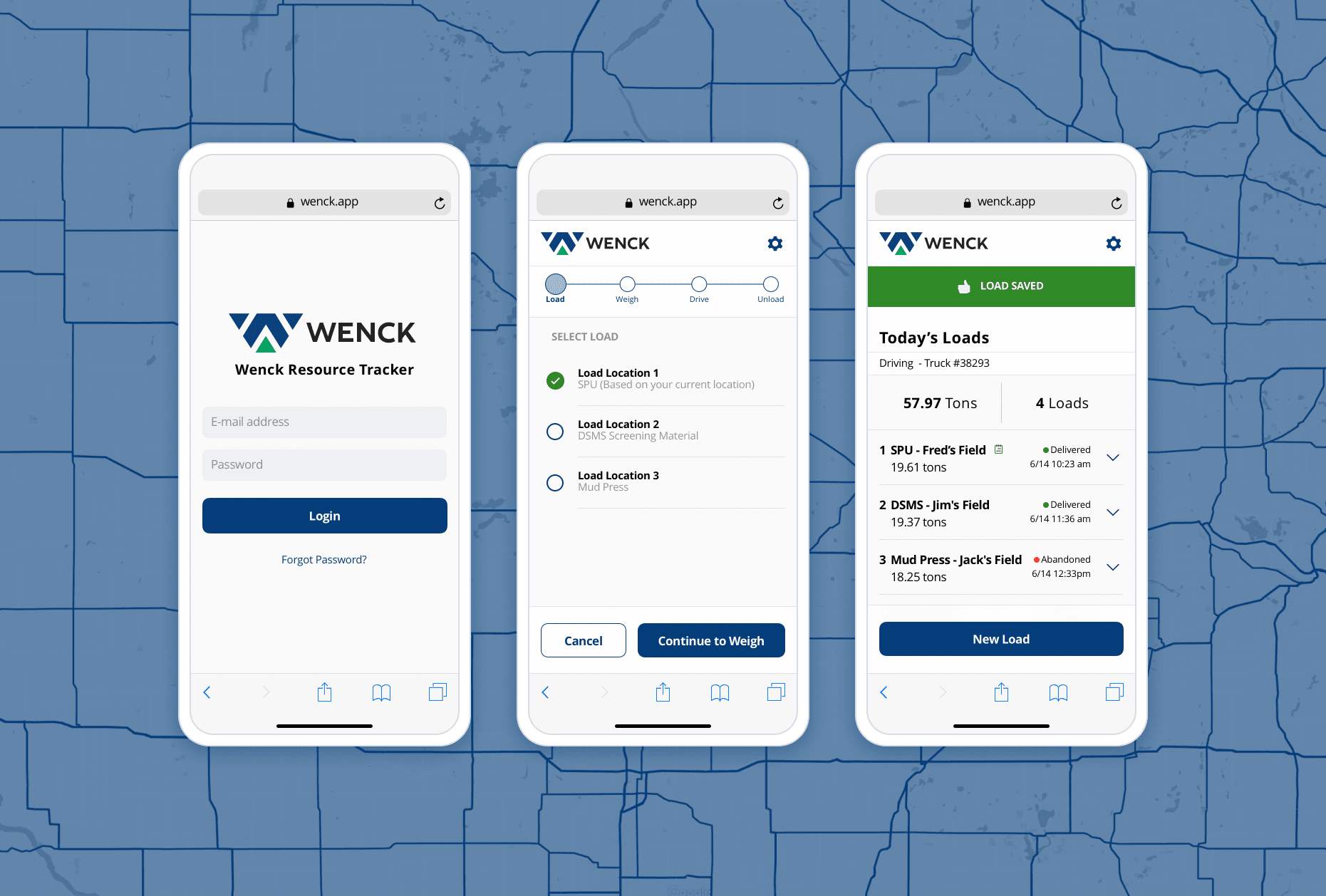 Wenk Mobile UI