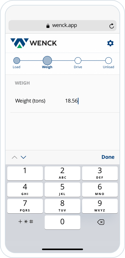 Wenk Mobile UI