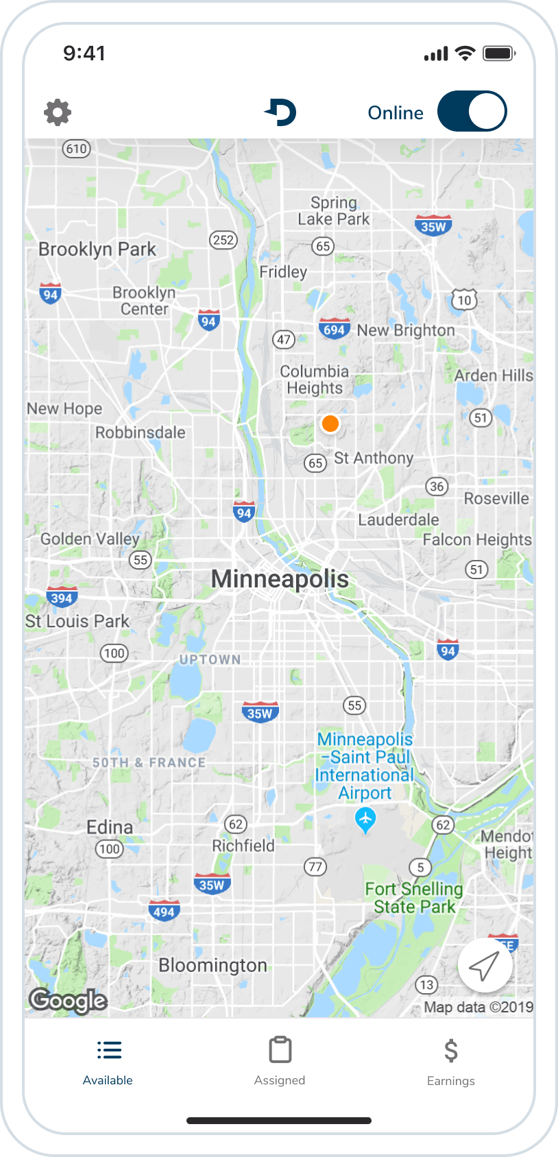 Dispatch Mobile UI