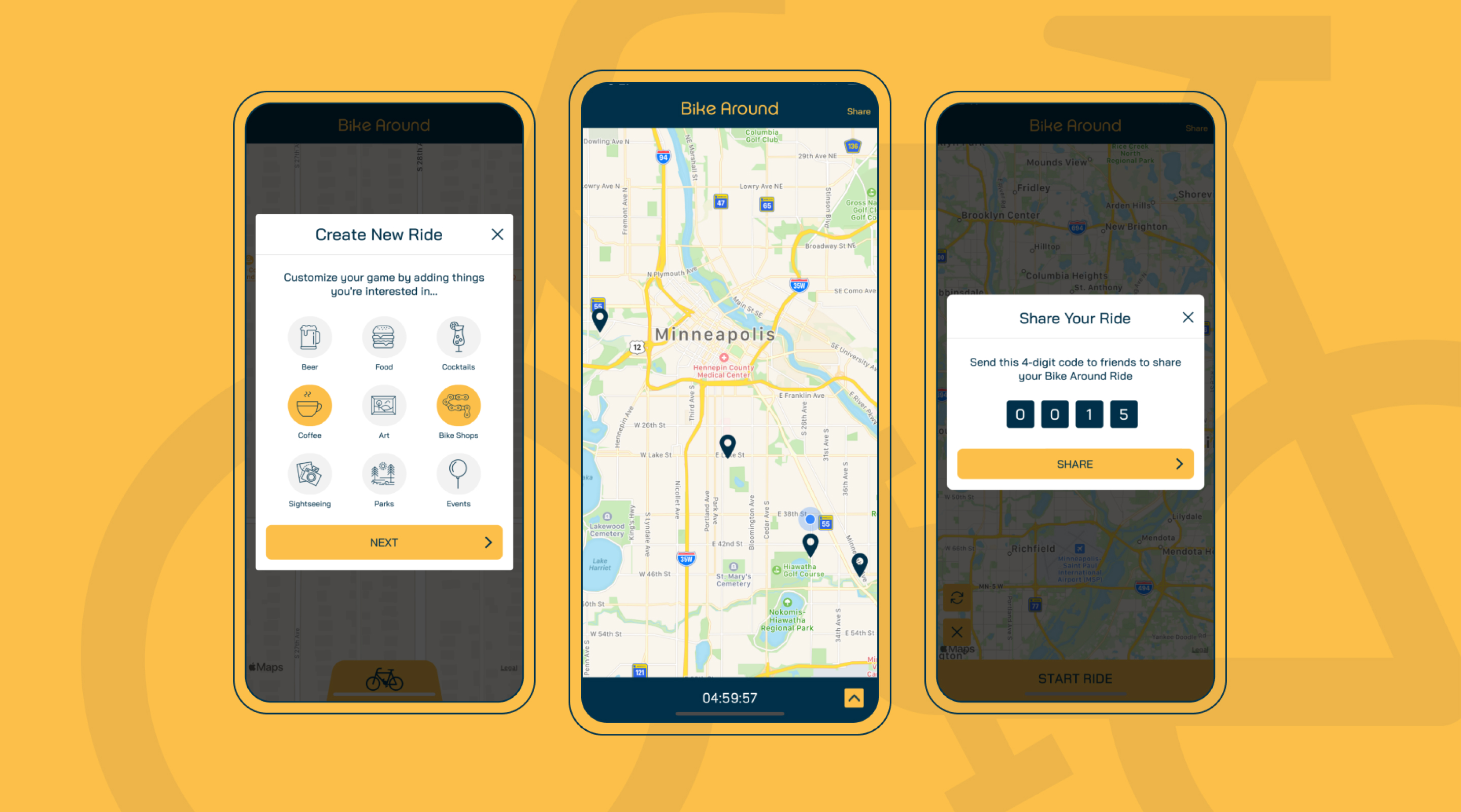 Bike Around UI