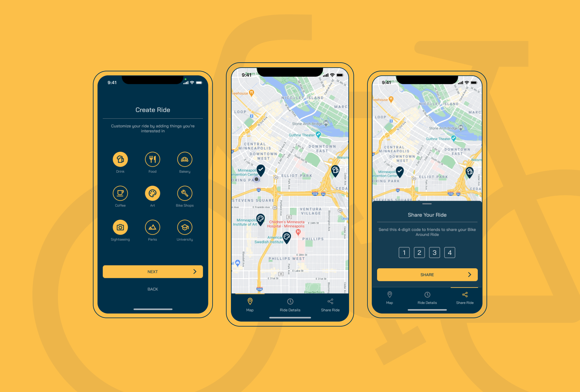 Bike Around UI