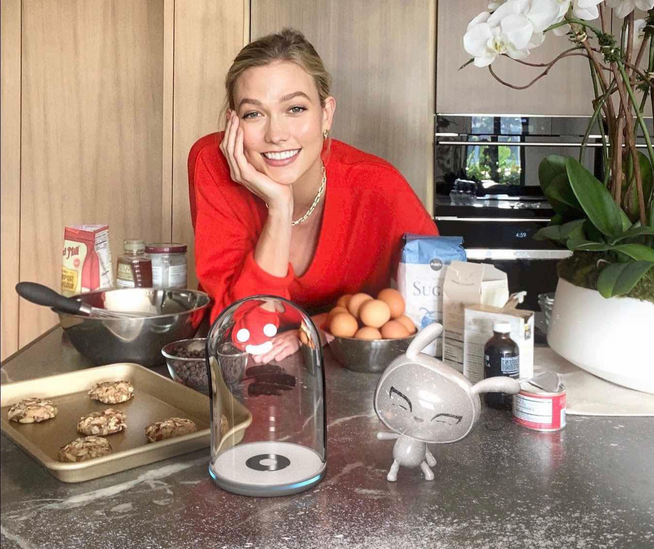 Karlie Kloss cooking with Kayda