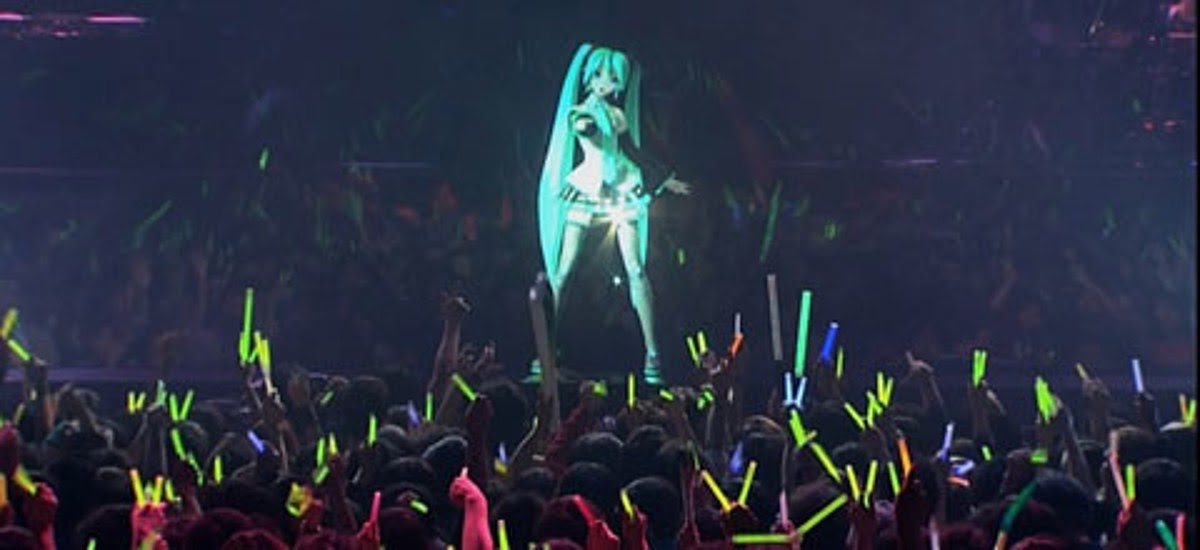 Hatsune Miku live hologram performance