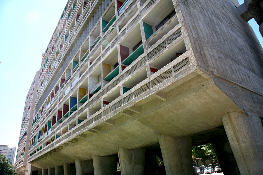 Unité d’Habitation de Marseille designed by Le Corbusier, 1952