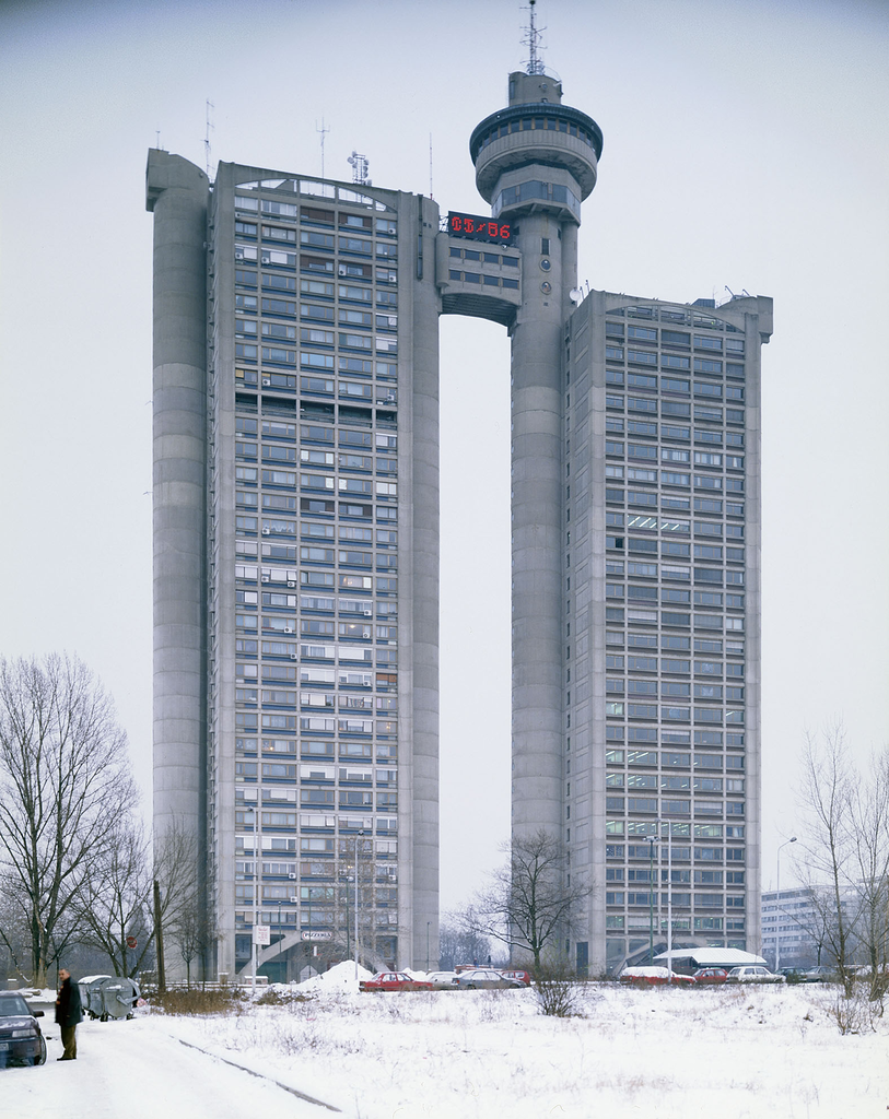 Western City Gate/Genex Tower designed by Mihajlo Mitrović, 1979