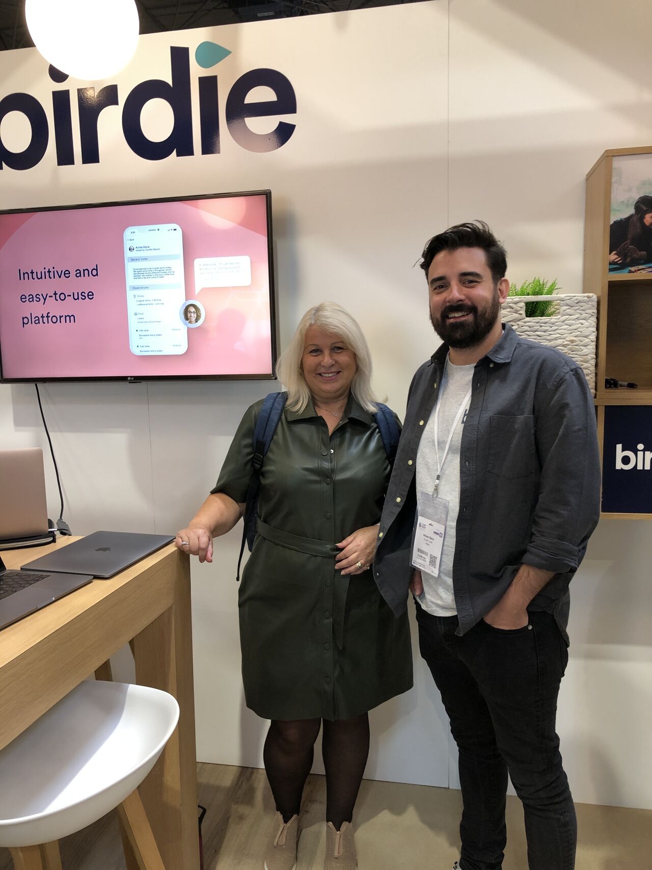 Medacs Healthcare at the Birdie stand.