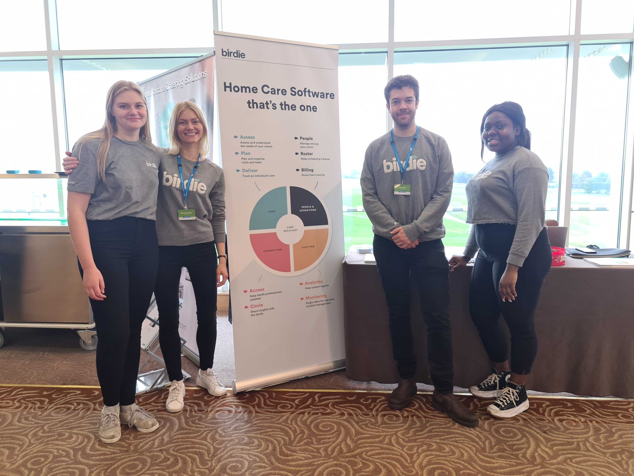 Eliza, Sil, Max and Christabelle at the London Care Roadshow