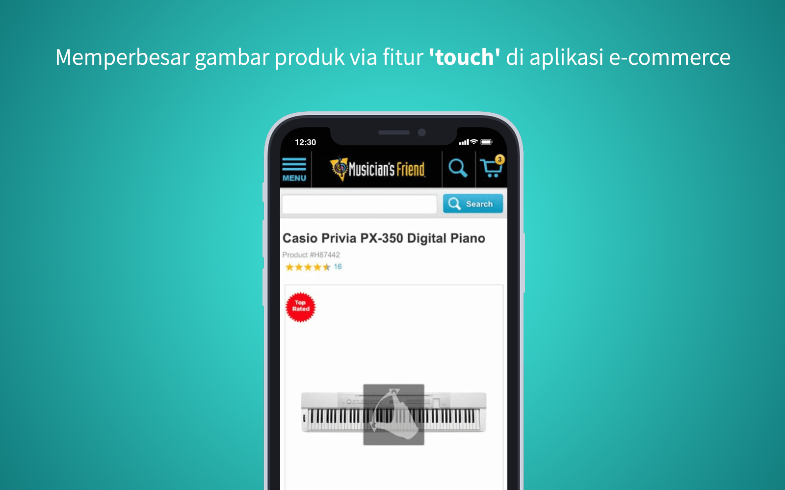 zoom di mobile aplikasi ecommerce
