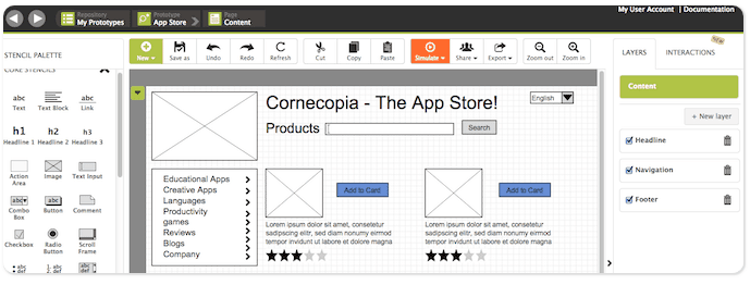 wireframe dan storyboard