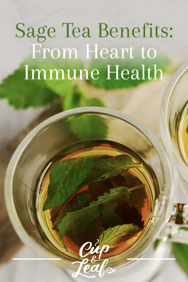 Sage Tea Benefits From Heart to Immune Health Cup & Leaf