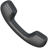 telephone receiver emoji