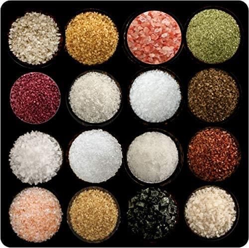 An assortment of colorful salts.